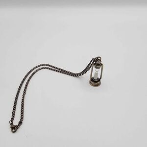 Miniature Lantern Hourglass Necklace